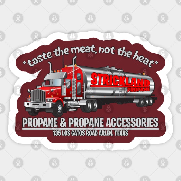 Strickland Propane Delivers Sticker by capricorn